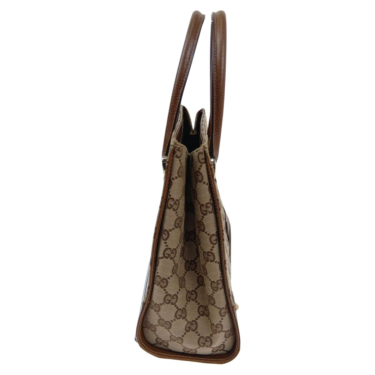 Gucci Handbag GG Canvas Leather Beige — view 3