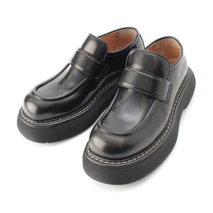 Bottega Veneta Swell Leather Platform Loafers Boots Shoes Black