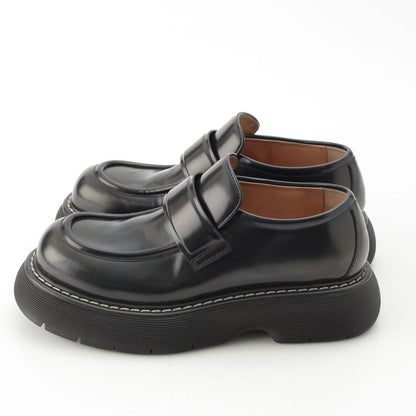 Bottega Veneta Swell Leather Platform Loafers Boots Shoes Black — view 3