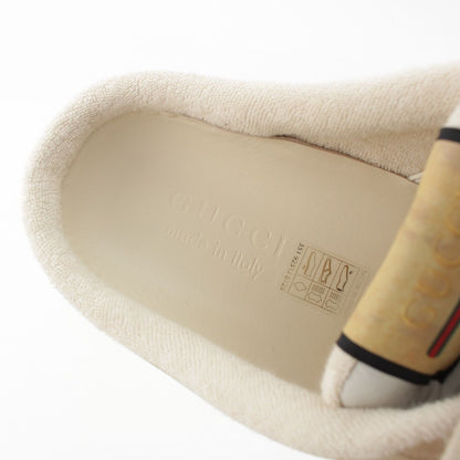 Gucci Screener Leather Sandals Shoes Beige — view 7