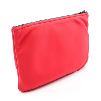 Hermes Pouch Neobain Red Polyamide Trousse Flat — view 2