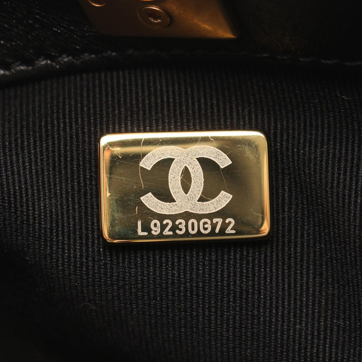 Chanel Shoulder Bag Quilted Pearl Handle 2-Way Black Lambskin Small Shopping — view 5