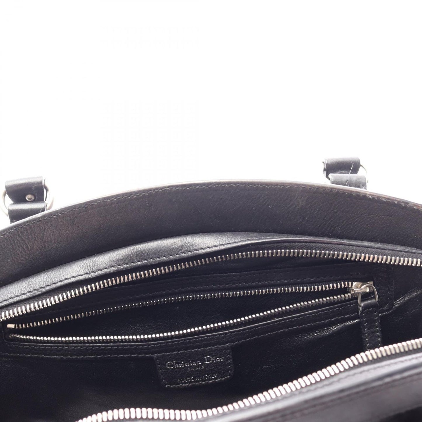 Dior Handbag My Frame Black Leather — view 6
