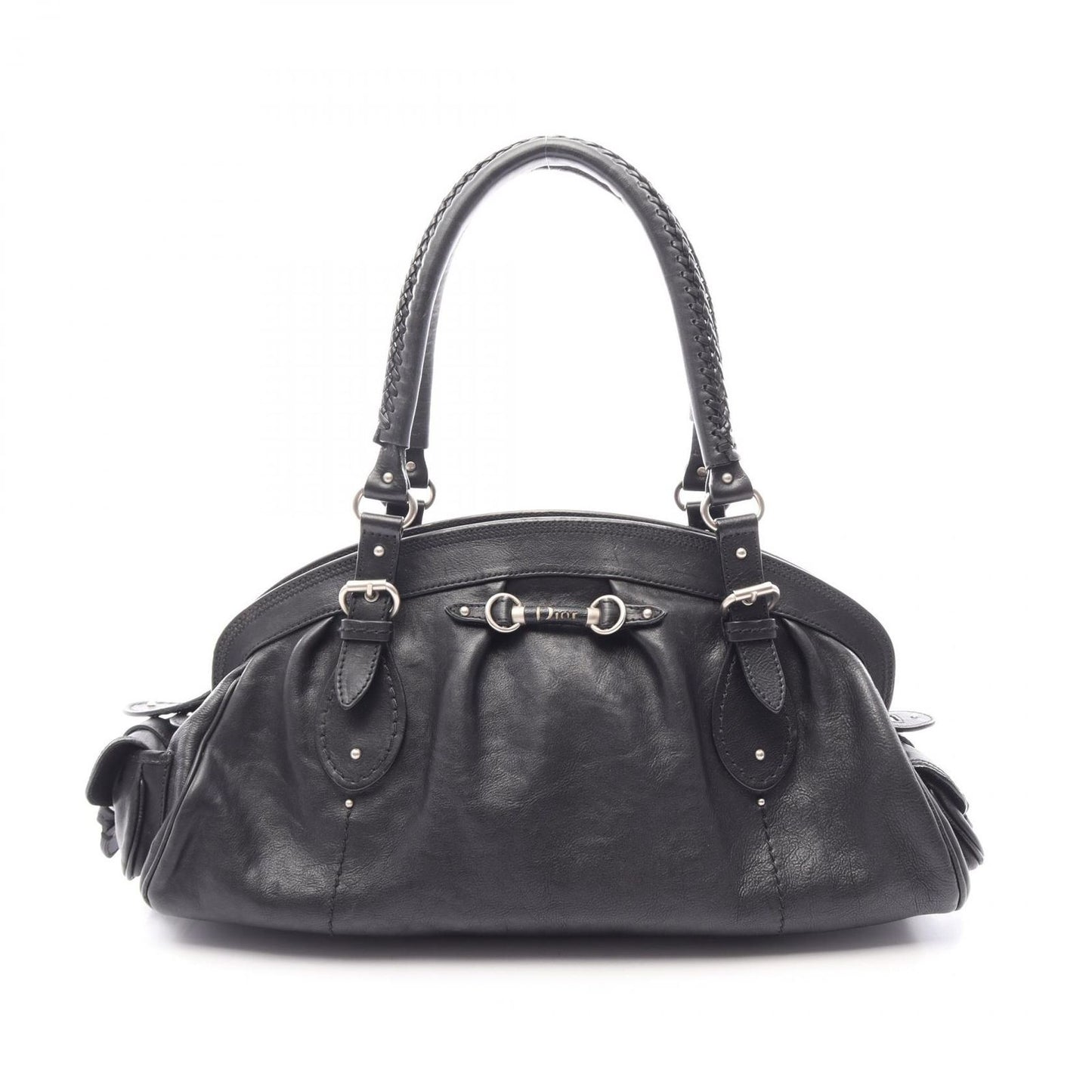 Dior Handbag My Frame Black Leather