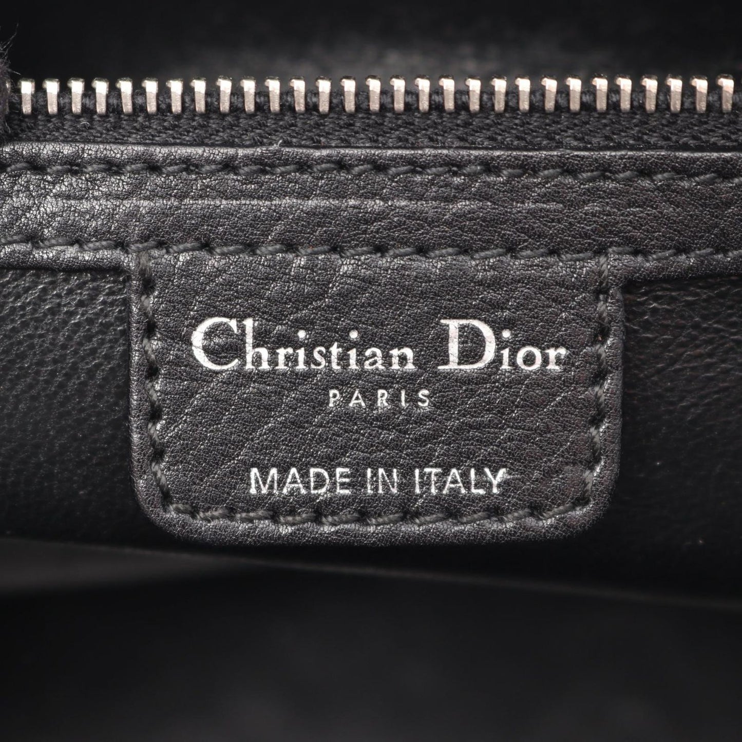 Dior Handbag My Frame Black Leather — view 4