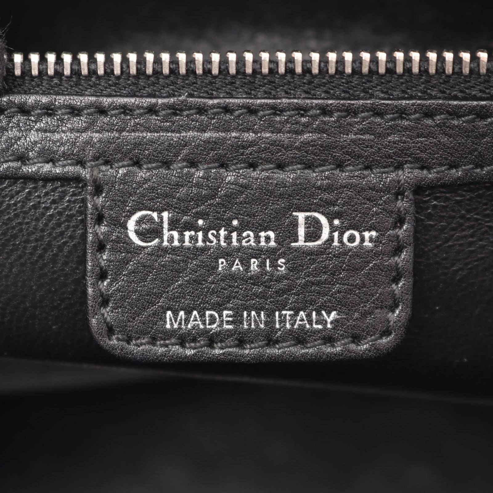 Dior Handbag My Frame Black Leather — view 4