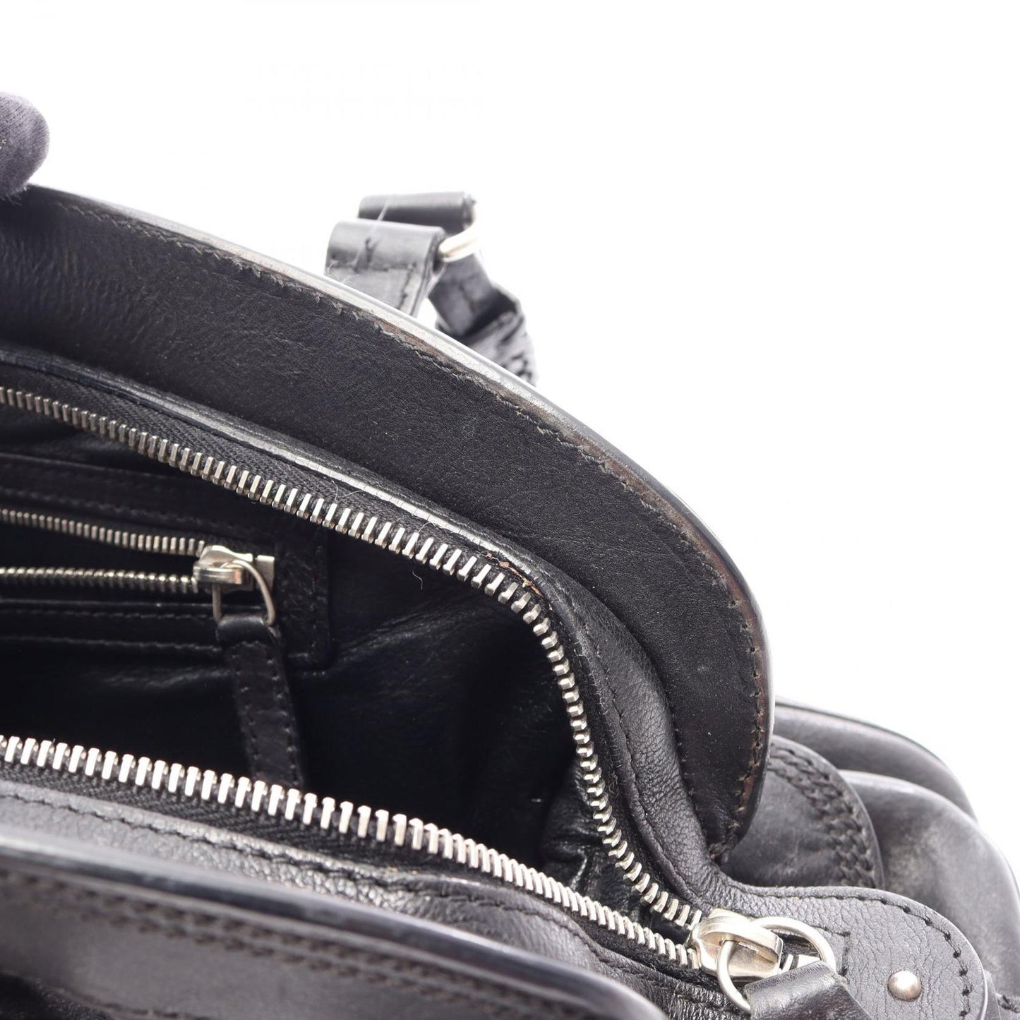 Dior Handbag My Frame Black Leather — view 7
