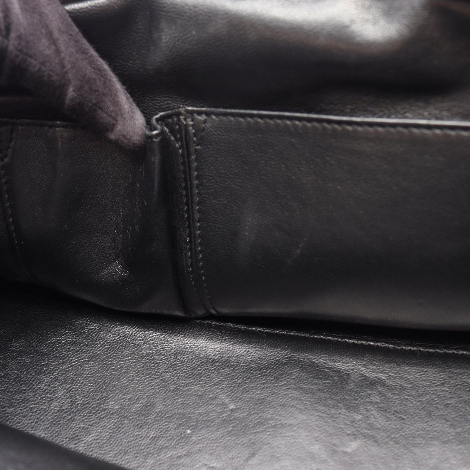 Dior Handbag My Frame Black Leather — view 8