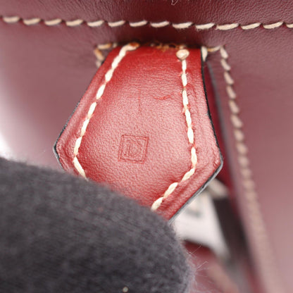 Hermes Handbag Plume 32 Rouge Ache Leather — view 5