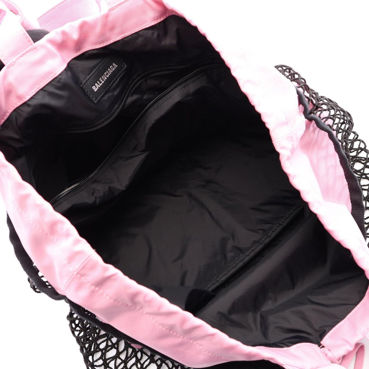 Balenciaga Tote Bag 24 7 Medium 2-Way Pink Black Canvas — view 3