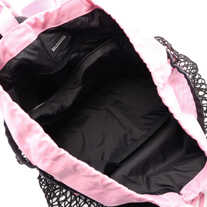 Balenciaga Tote Bag 24 7 Medium 2-Way Pink Black Canvas — view 3