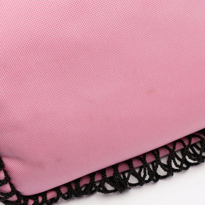 Balenciaga Tote Bag 24 7 Medium 2-Way Pink Black Canvas — view 5