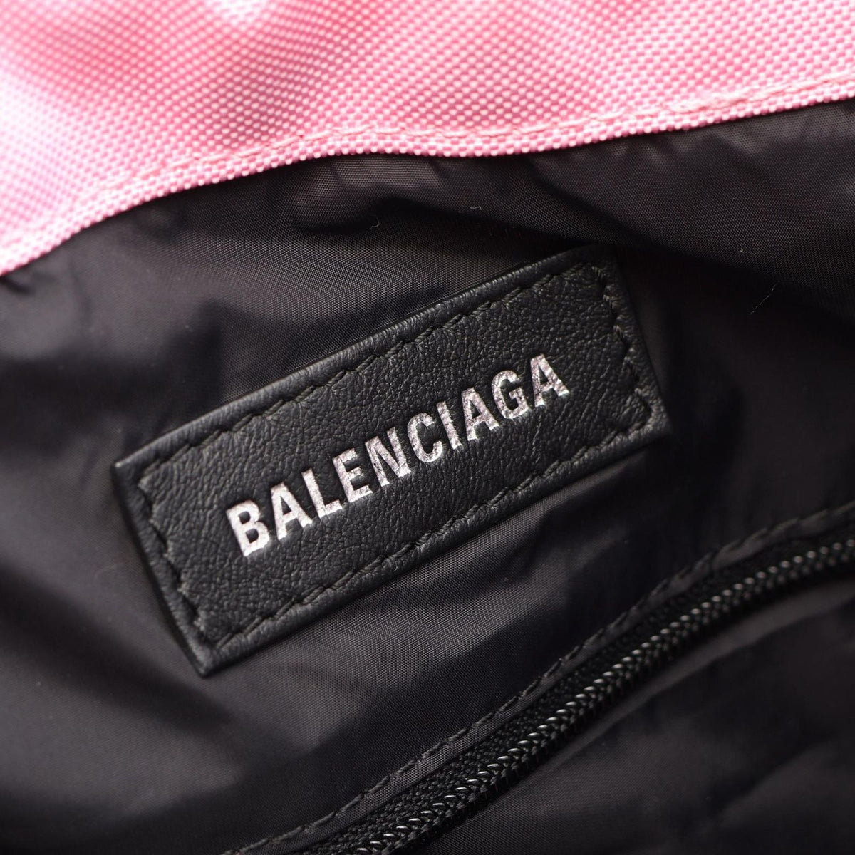Balenciaga Tote Bag 24 7 Medium 2-Way Pink Black Canvas — view 4
