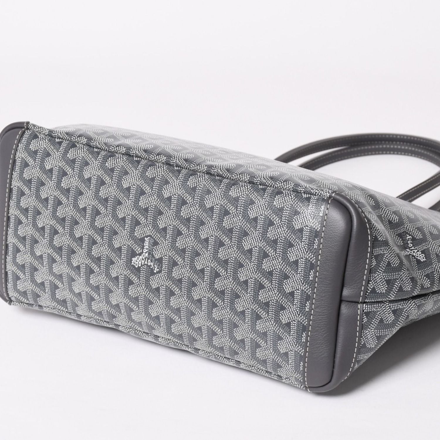 Goyard Artois Tote Bag Saint Louis PM Din Canvas Gray — view 5