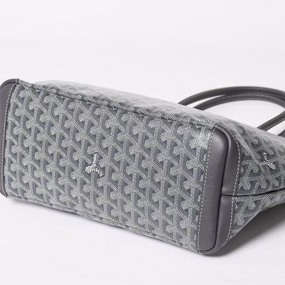 Goyard Artois Tote Bag Saint Louis PM Din Canvas Gray — view 5