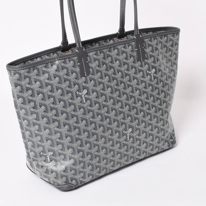 Goyard Artois Tote Bag Saint Louis PM Din Canvas Gray — view 3