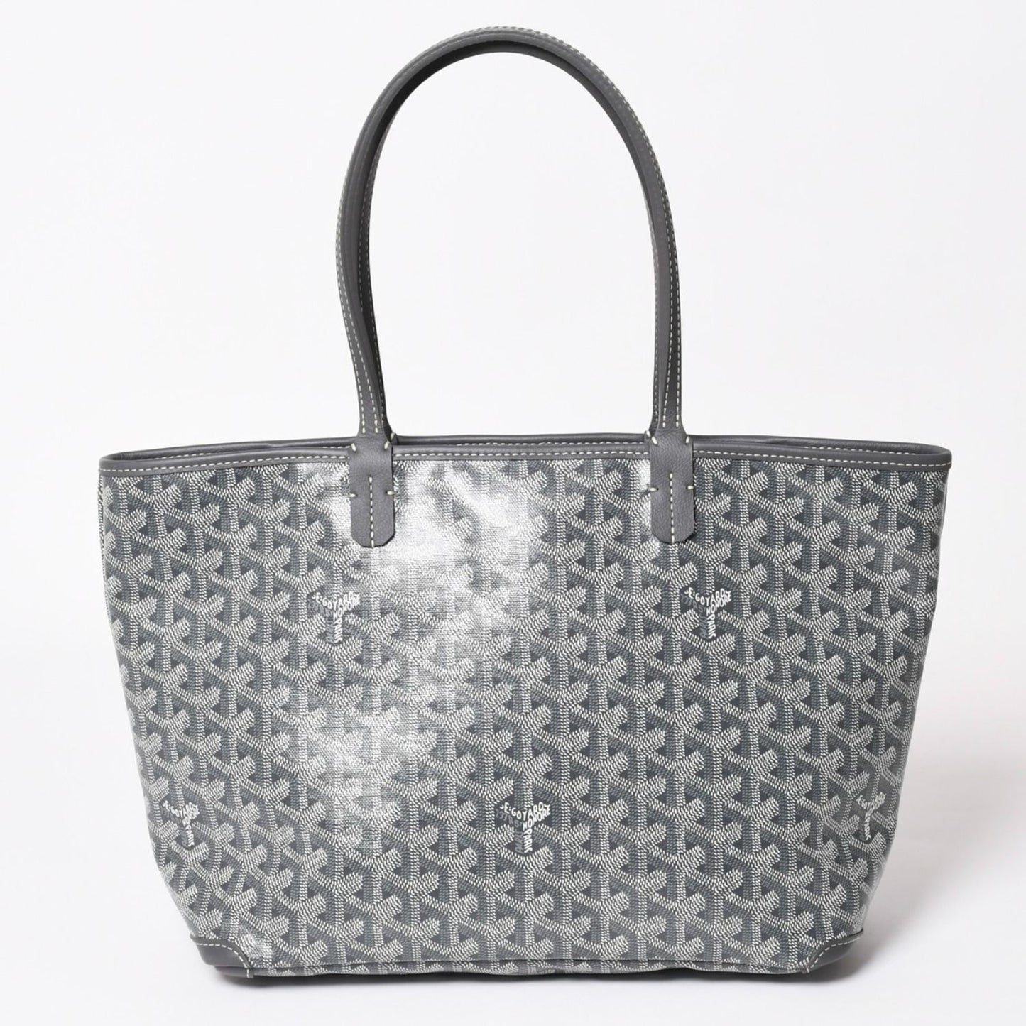 Goyard Artois Tote Bag Saint Louis PM Din Canvas Gray — view 2