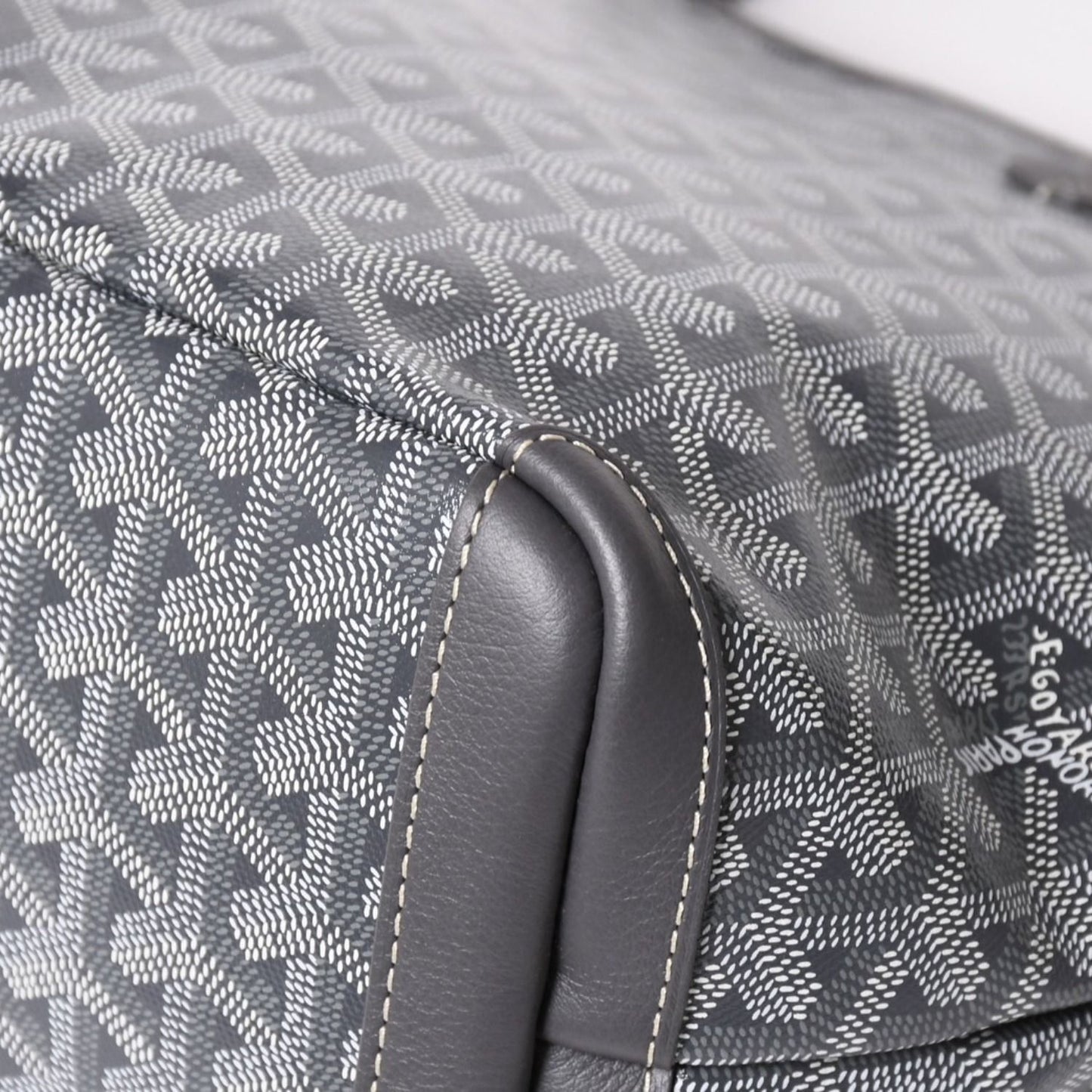 Goyard Artois Tote Bag Saint Louis PM Din Canvas Gray — view 6