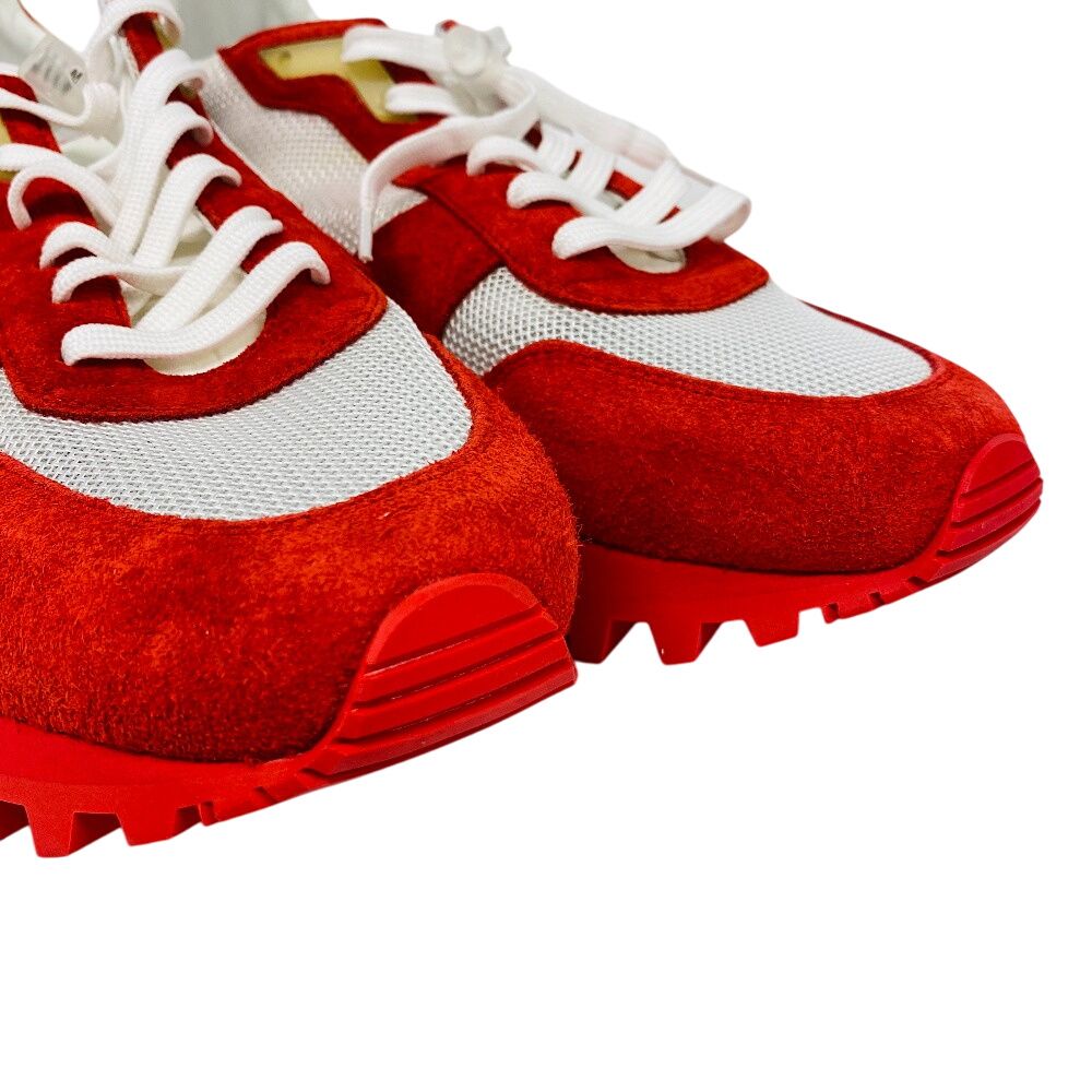 Louis Vuitton LV Runner Line LV Logo Sneakers Red — view 5