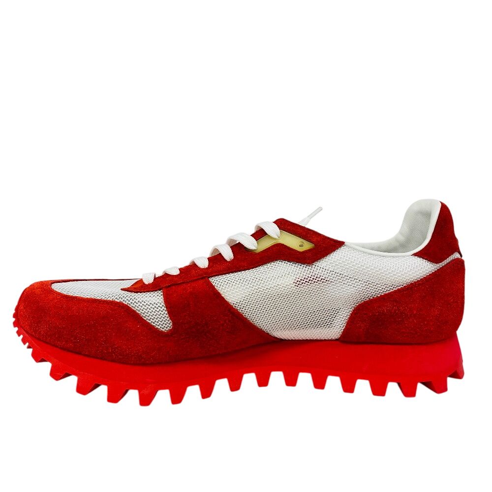 Louis Vuitton LV Runner Line LV Logo Sneakers Red — view 2