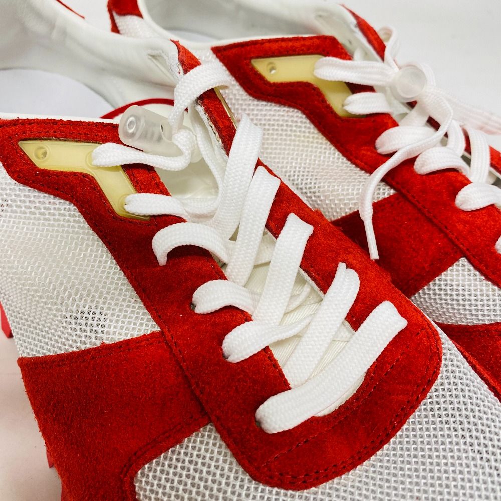 Louis Vuitton LV Runner Line LV Logo Sneakers Red — view 8