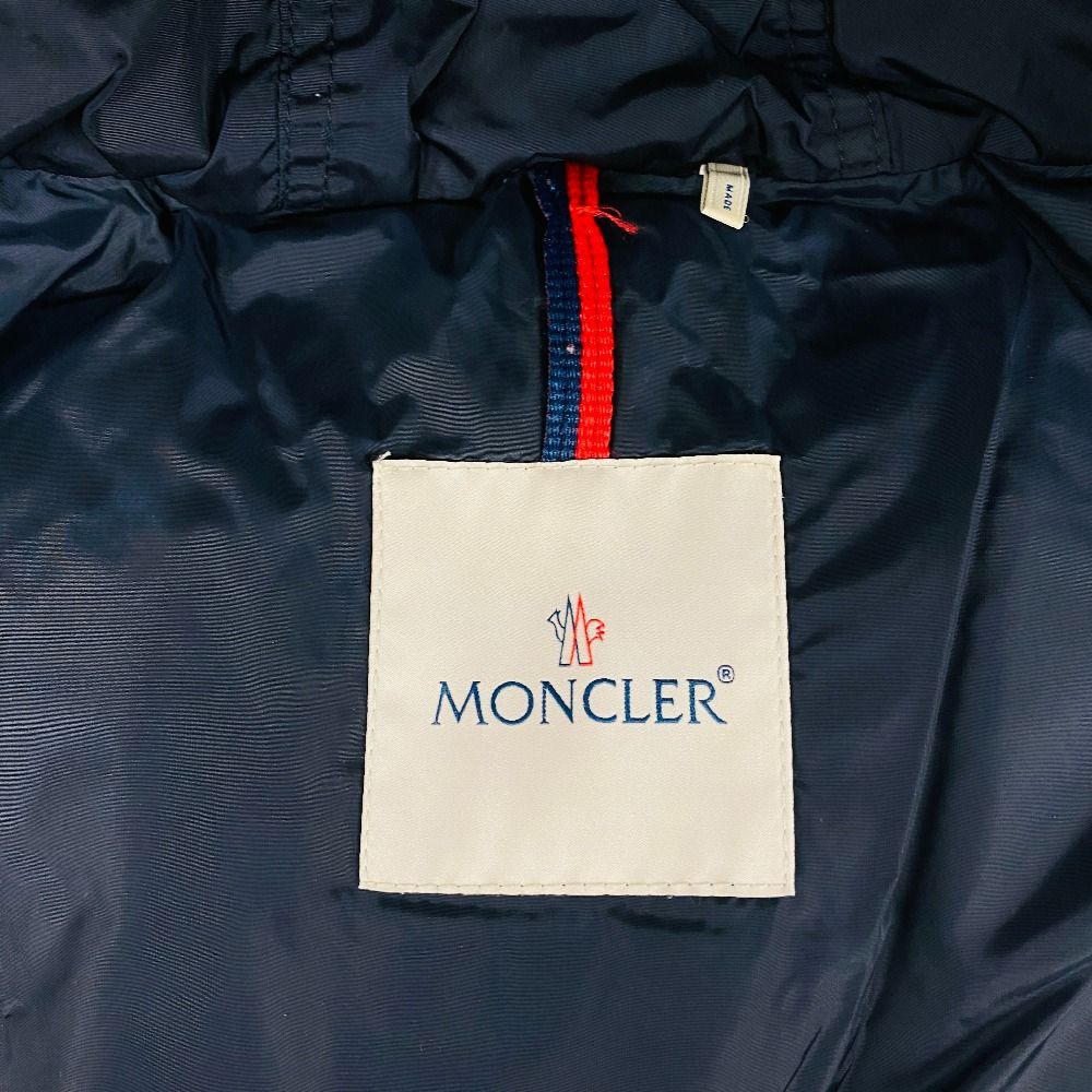 Moncler Vaulogette 00 Wool Down Jacket Navy — view 6