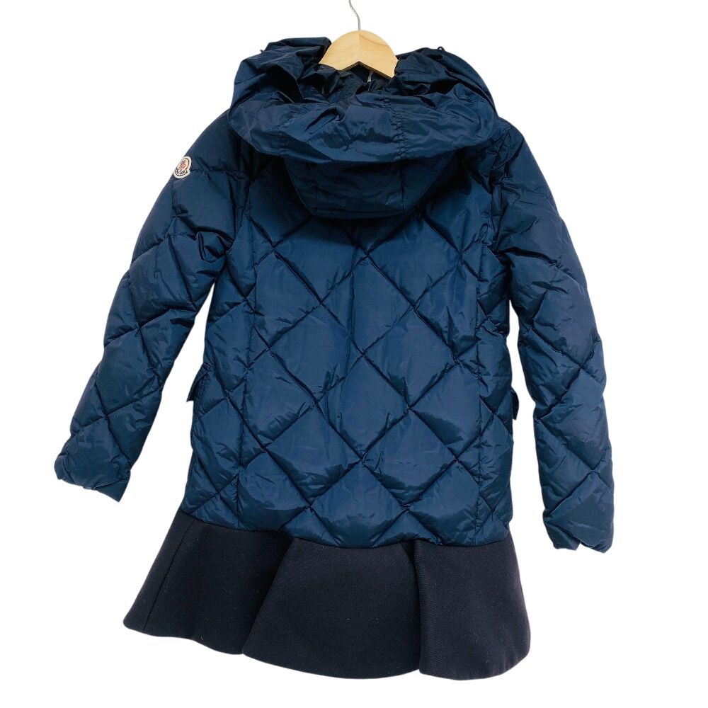 Moncler Vaulogette 00 Wool Down Jacket Navy — view 2