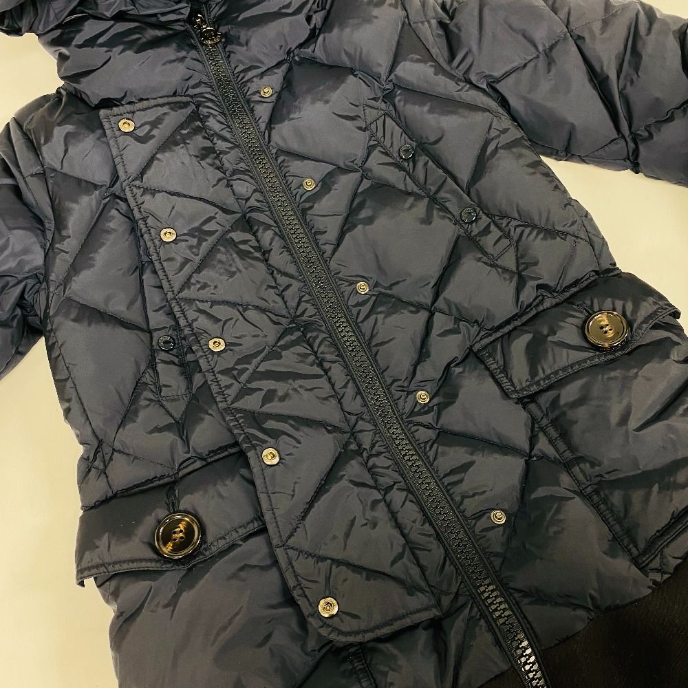 Moncler Vaulogette 00 Wool Down Jacket Navy — view 5