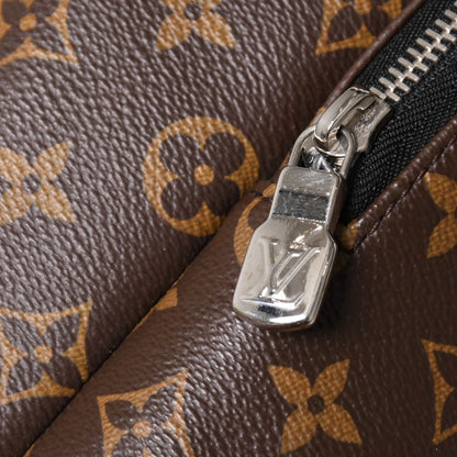 Louis Vuitton Zack Backpack Monogram Macassar Canvas Brown Silver — view 8