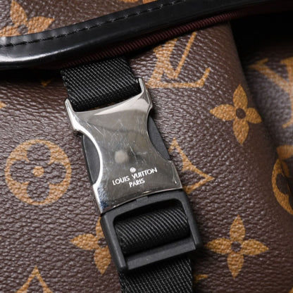 Louis Vuitton Zack Backpack Monogram Macassar Canvas Brown Silver — view 6