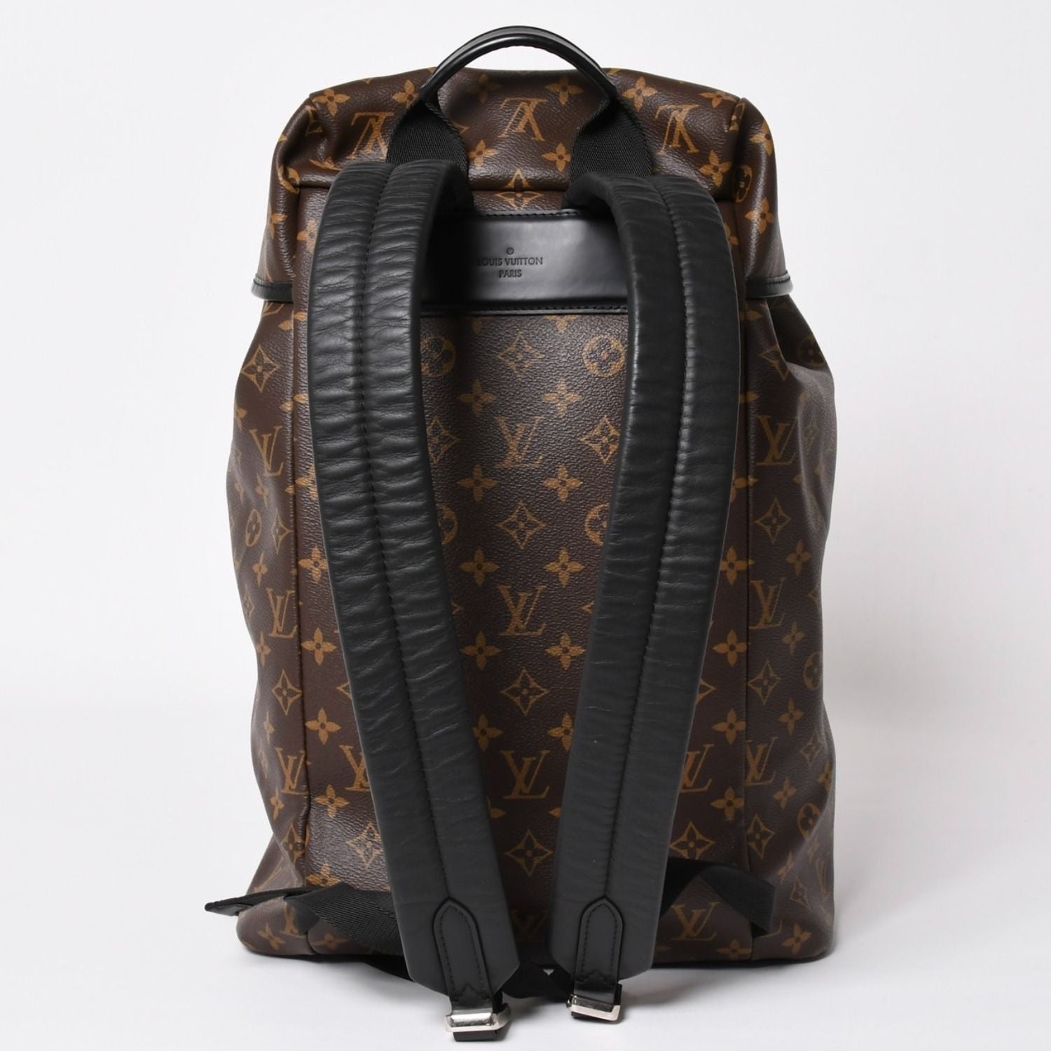Louis Vuitton Zack Backpack Monogram Macassar Canvas Brown Silver — view 2