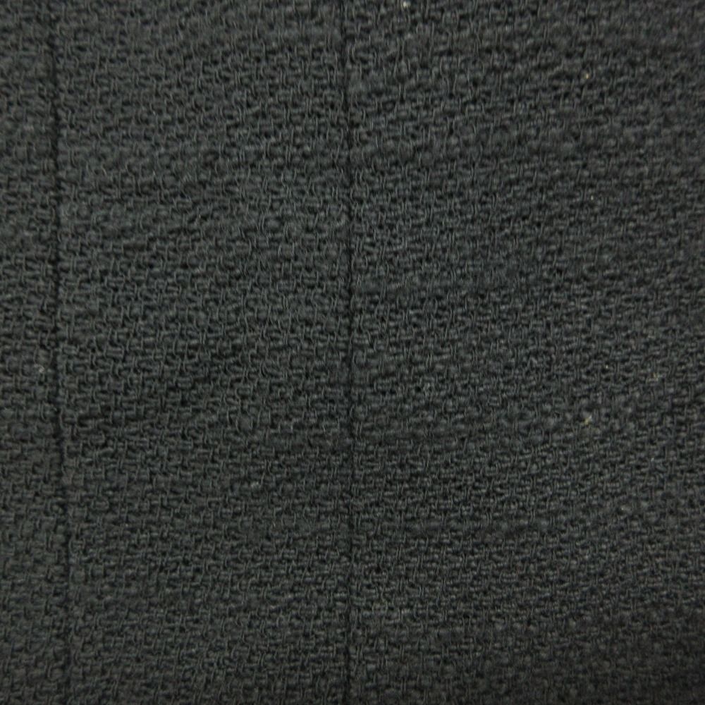 Chanel 98A Tweed Mini Skirt Tight Knee Length Wool Dark Navy — view 7