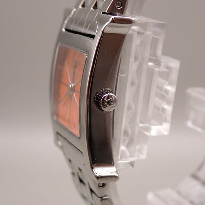 Hermes Watch Silver Orange Quartz — view 6