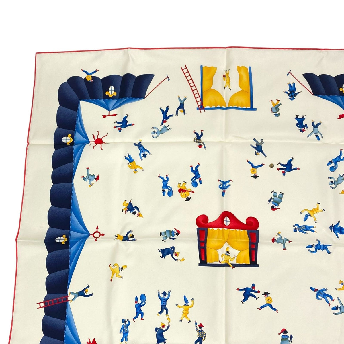 Bvlgari Scarf Large Silk Clown Multicolor — view 3
