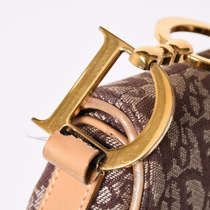 Dior Saddle Bag Oblique Trotter Brown — view 4
