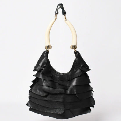 Saint Laurent Mombasa Shoulder Bag Tropez Black