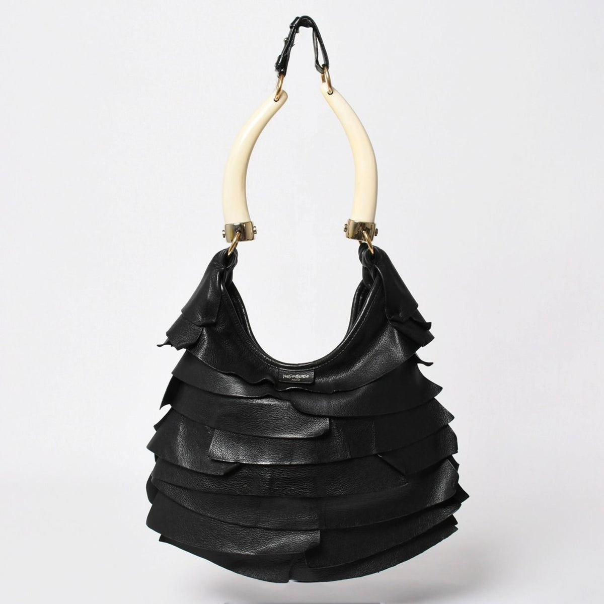 Saint Laurent Mombasa Shoulder Bag Tropez Black — view 2
