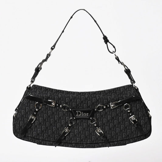Dior Bondage Bag Trotter Pattern Galliano
