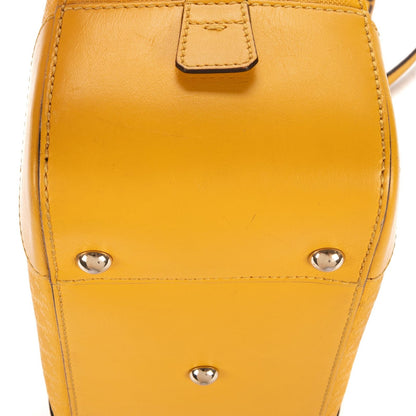 Gucci Bamboo Top Handle Yellow Diamante Canvas — view 8