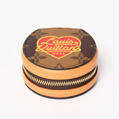 Louis Vuitton NIGO Earphones Pouch Monogram Stripe Brown