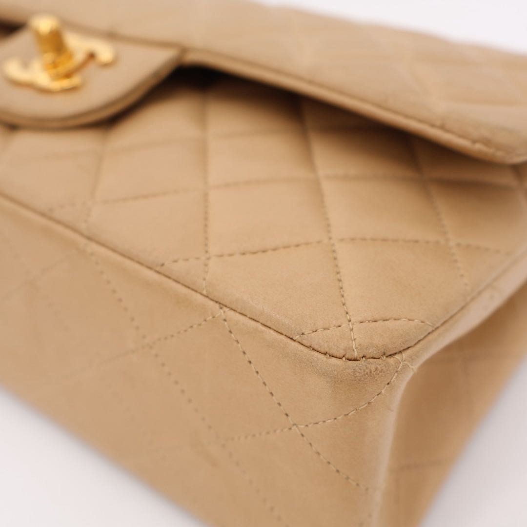 Chanel Quilted 25 Lambskin Double Flap Bag Chain — view 5