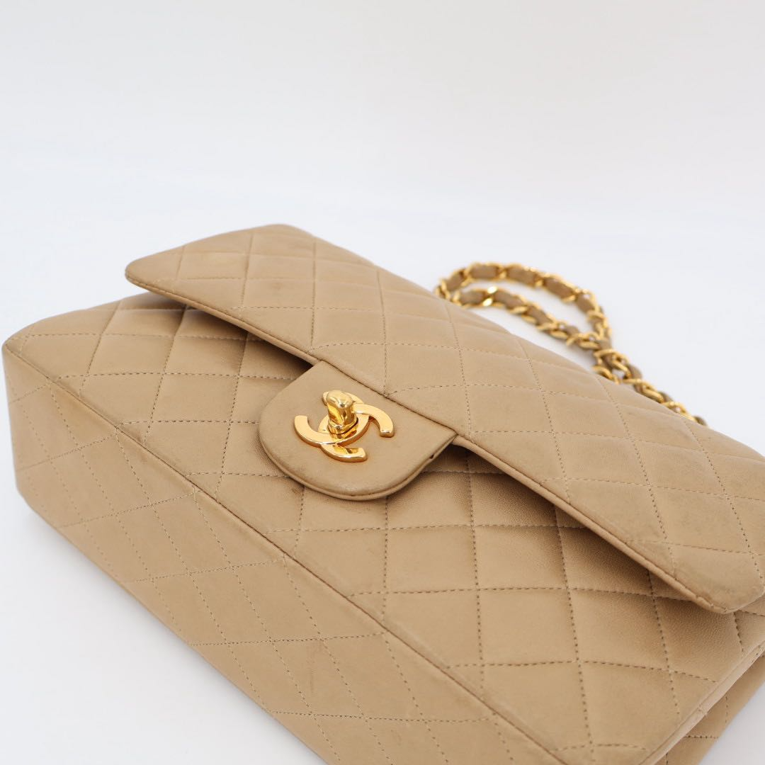 Chanel Quilted 25 Lambskin Double Flap Bag Chain — view 6