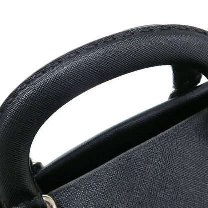 Prada Nylon Leather 2-Way Boston Black Messenger Bag — view 5