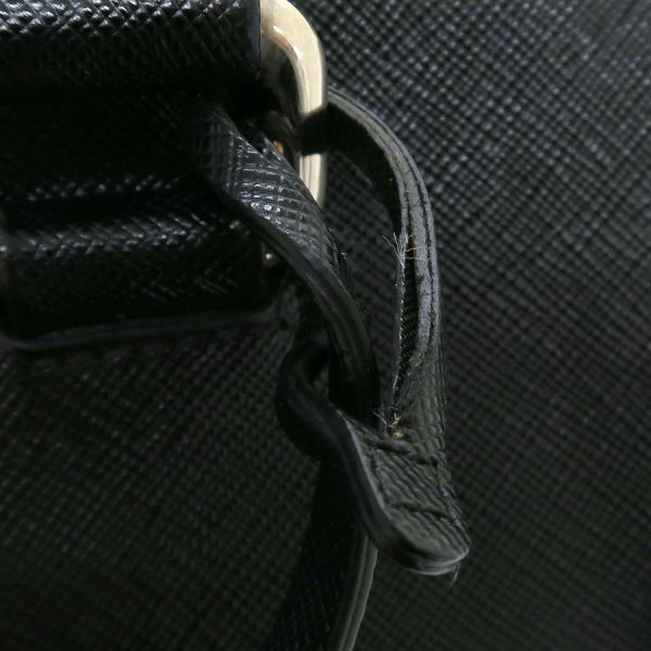 Prada Nylon Leather 2-Way Boston Black Messenger Bag — view 7