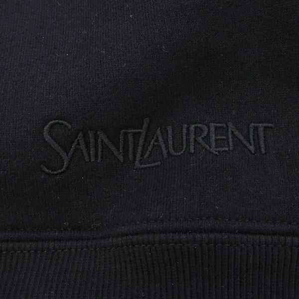 Saint Laurent Paris Hoodie Black — view 5