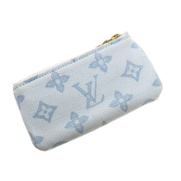 Louis Vuitton Pochette Cles Light Blue — view 3