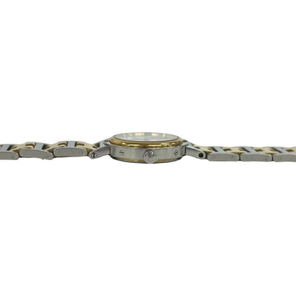 Hermes Vintage Clipper Log Stainless Steel Watch Wrist Silver Gold — view 7