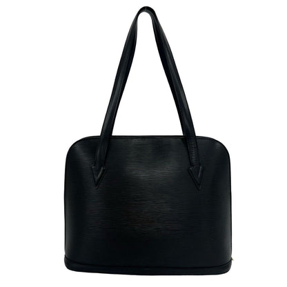 Louis Vuitton Vintage Lussac Epi Leather Tote Shoulder Bag Noir — view 3