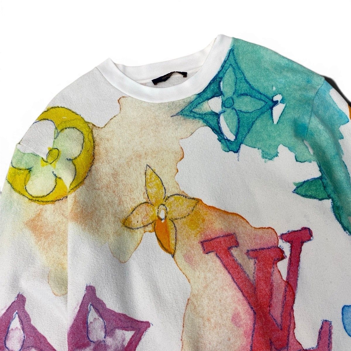 Louis Vuitton Water Monogram Sweatshirt Shirt Top Au4 XL Multicolor — view 4