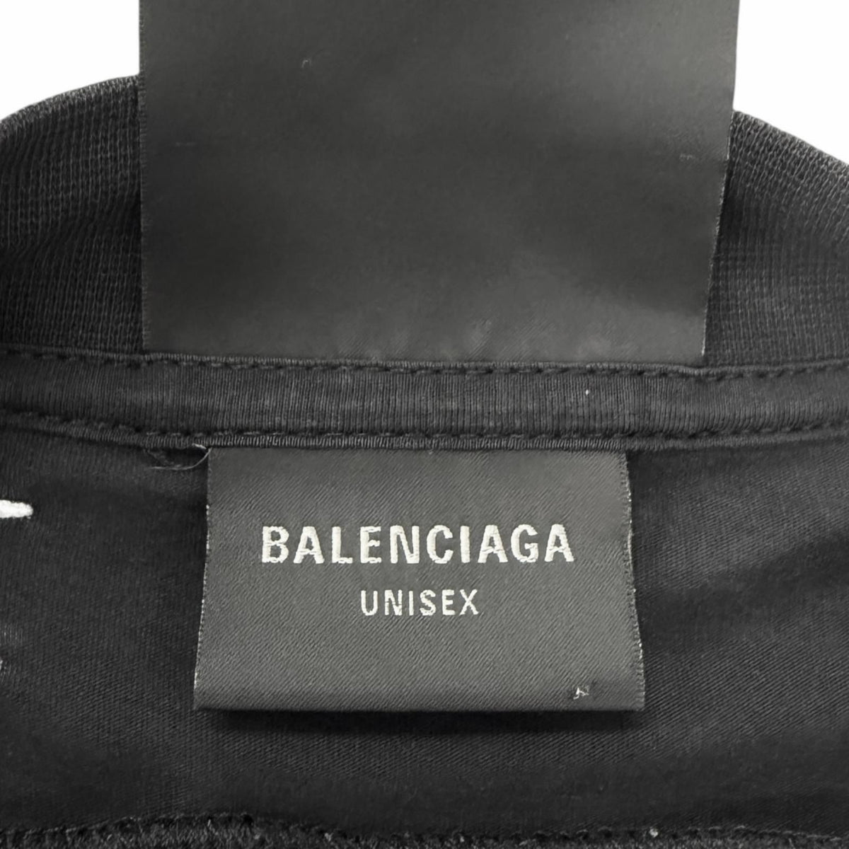Balenciaga Styling Tips Tee Distressed Lightweight Long Sleeve T-Shirt Black — view 5
